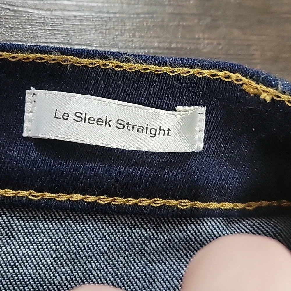 NWOT Frame Size 25 Denim Dark Blue Straight Leg Jeans - Picture 4 of 7